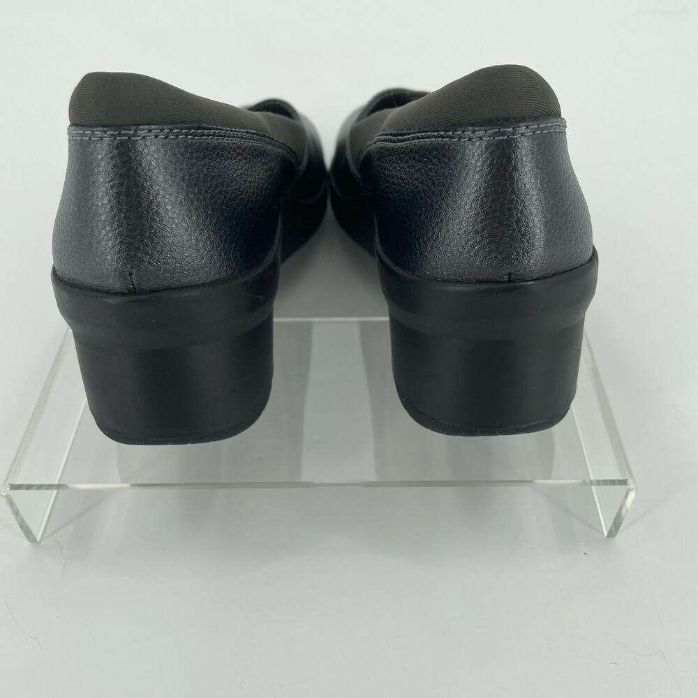 Clark’s Women’s Suttyn Walk Wedge Slip-On Shoes, Black, Sz. 7M Comfort Office - Picture 4 of 14